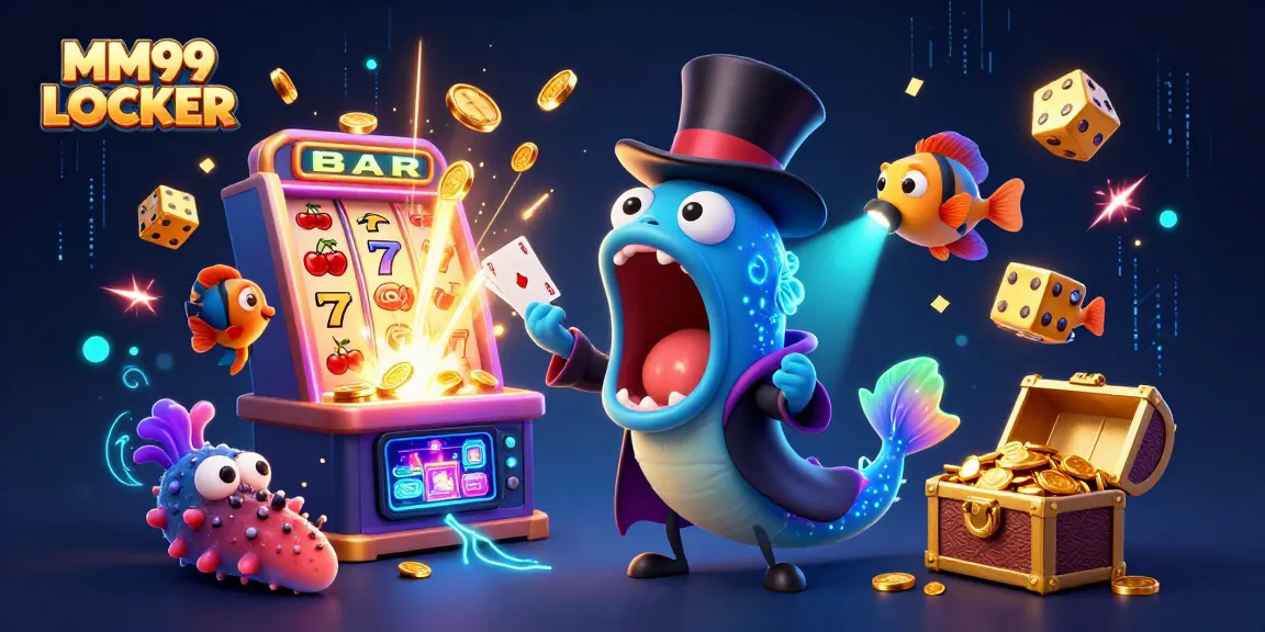 Engage in thrilling gameplay at MM99 LOCKER with vibrant 3D casino elements and magical characters!
