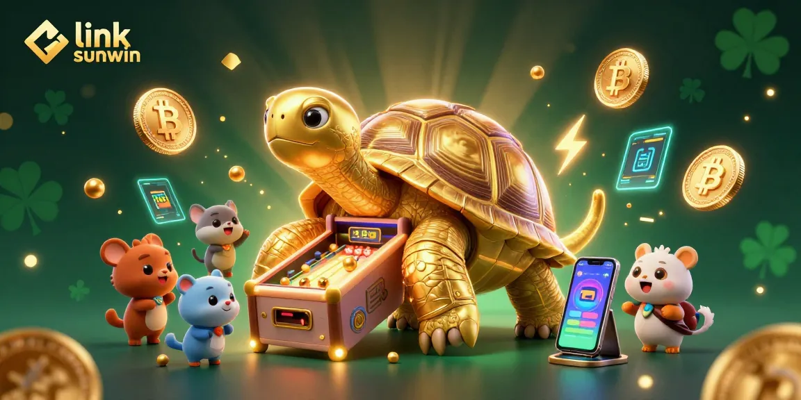 Play exciting games at link sunwin with vibrant elements and a colorful casino scene.